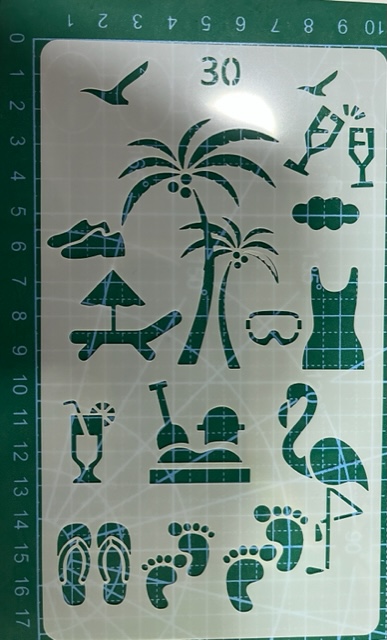 Mini Stencil 30C Tropical